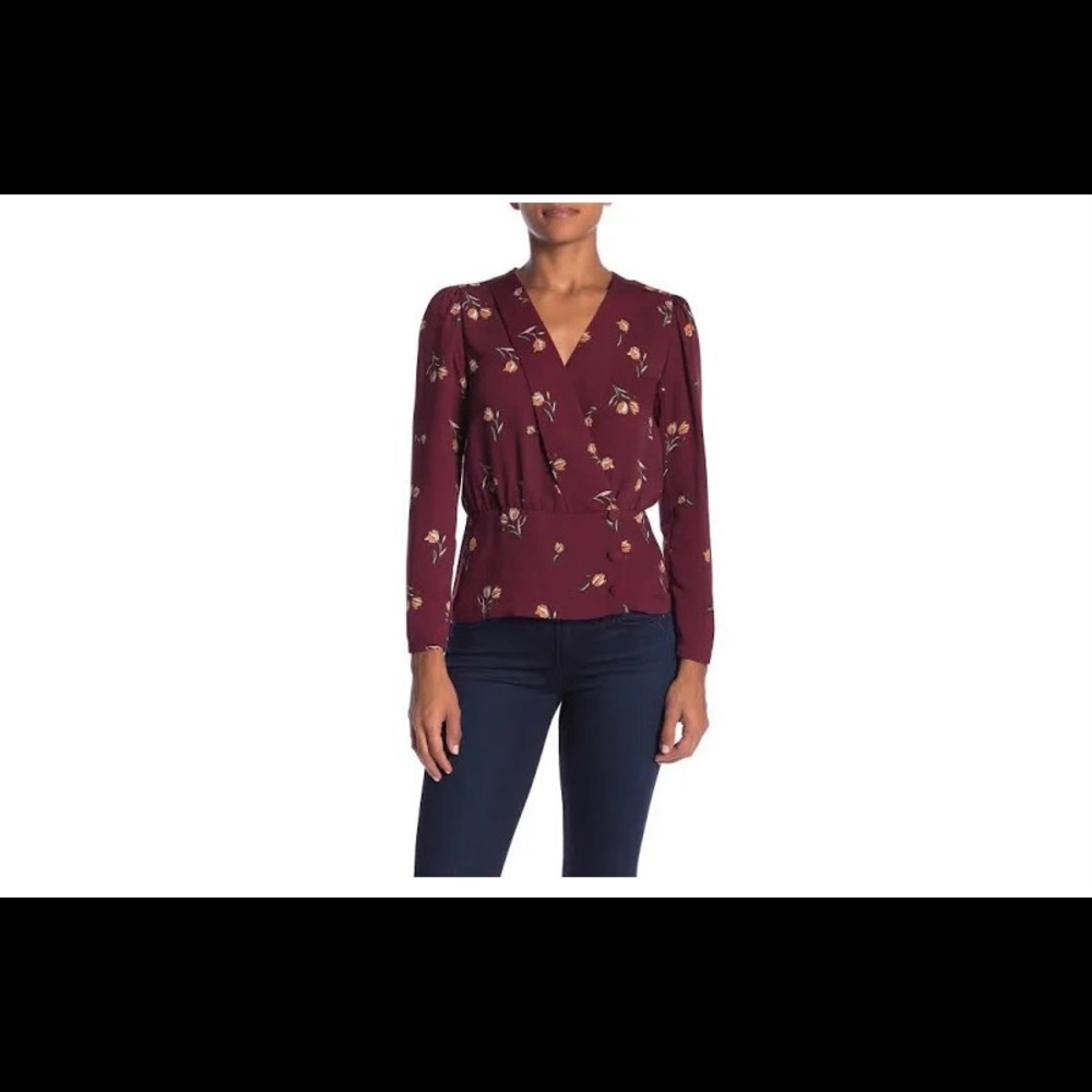 Elodie wrap blouse